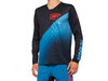 100% R-Core X Long Sleeve Jersey   XL Black/Slate Blue