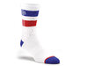 100% Flow socks  S/M white